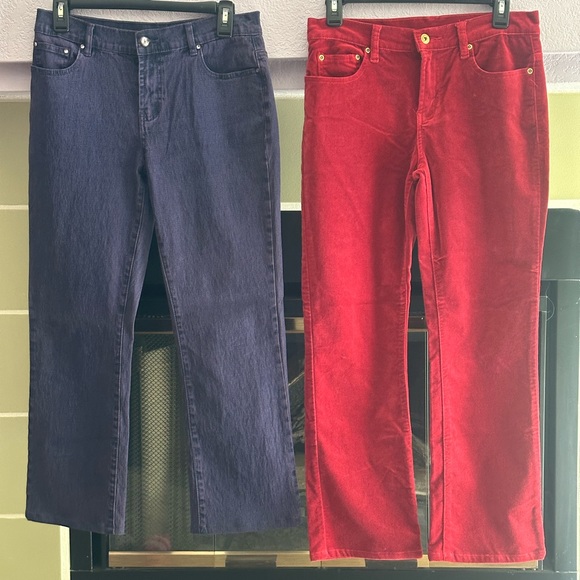 Diane Gilman (DG2) 2 pair Size 4 PETITE Pants - Picture 2 of 16